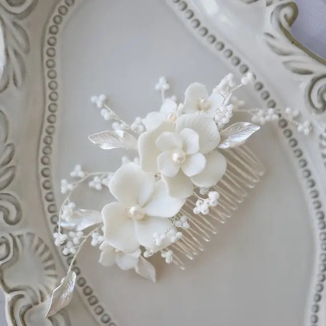 Peineta Floral Glam